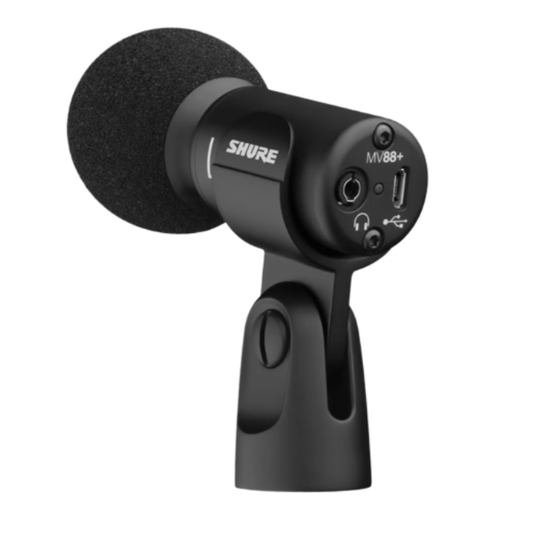Shure MV88 + Stereo USB Microphone Stereo Condenser Microphone
