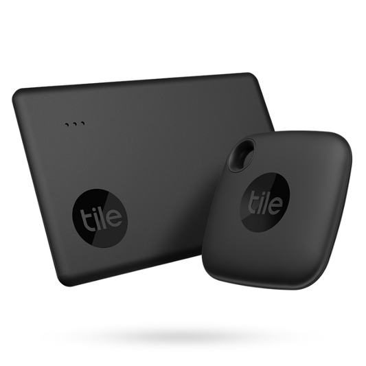 TILE Starter 2 Pack Bluetooth Tracker  - 1 Mate & 1 Slim Card