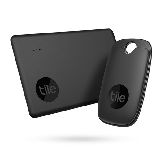 TILE Performance 2 Pack Bluetooth Tracker - 1 Slim Card & 1 Pro