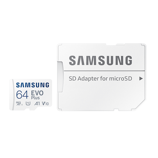 Samsung Evo Plus SD Card - 65GB / 128 GB / 256GB / 512GB
